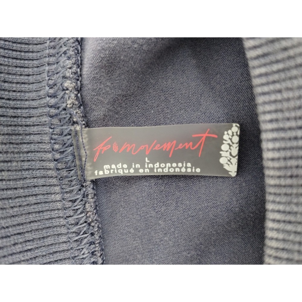 NWT FP Movement Hot Shot Logo Crossover 2 Piece Set Blue Indigo Pockets Large - Picture 16 of 16